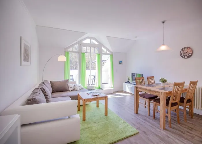 Duenenpark Binz - Komfortplus Ferienwohnung Mit 1 Schlafzimmer Und Balkon Im Dachgeschoss 295